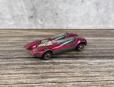 Hot Wheels Splittin Image Redline Rose Red