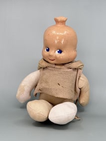 Antique Three Face Composition Baby Doll