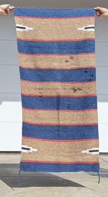 Mexican Wool Saddle Blanket Rug