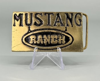 Mustang Ranch Whore House Nevada Belt Buckle