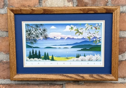 Monte Dolack Flathead Lake Montana Print