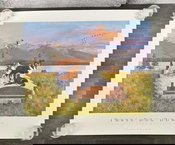 Monte Dolack Three Dog Down Print