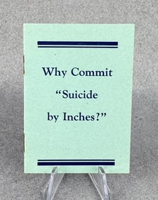 Why Commit Suicide by Inches Laxative Booklet