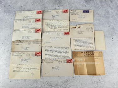 WW2 POW Collection of Letters from Doctor Solomon