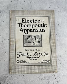 Electro Therapeutic Apparatus Catalog