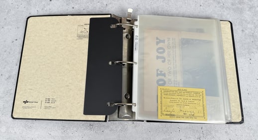 Binder of Antique Medical Ephemera