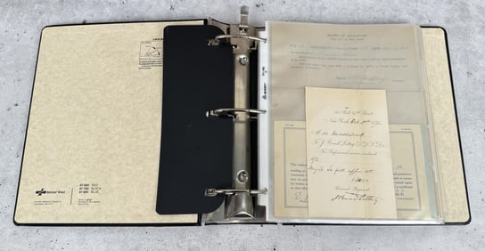 Binder of Antique Medical Ephemera