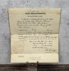 Joel Roberts Poinsett Revolutionary War Claim