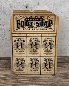 Dr. Meyer's Antiseptic Foot Soap Sign