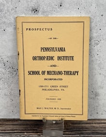 Prospectus Pennsylvania Orthopedic Institute