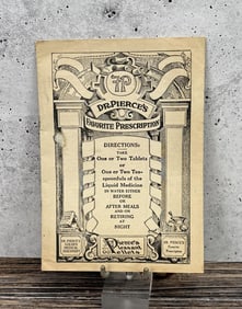 Dr. Pierce's Favorite Prescription Booklet