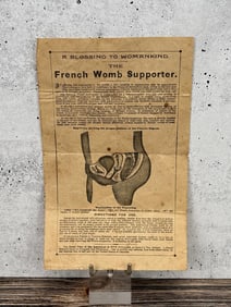 The French Womb Supporter Broadside