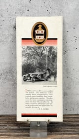 Cord Front Drive Car Advertising Booklet