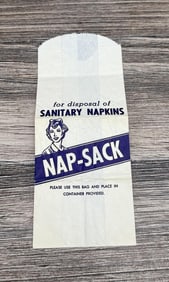 Vintage Sanitary Napkin Nap-Sack