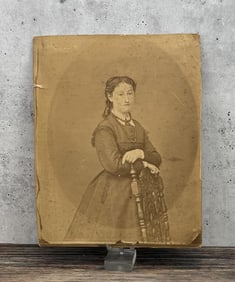 Large Portrait Photo of Artistocratic Woman