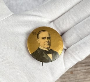 1900 William McKinley Political Campaign Button