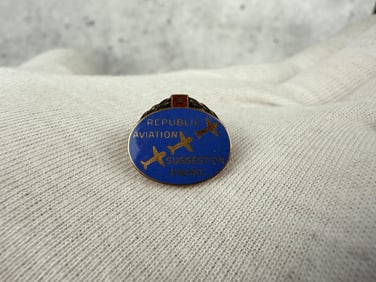 Republic Aviation Suggestion Award Lapel Pin
