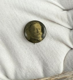 1890 William Howard Taft Political Campaign Button