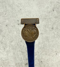 WWI WW1 Machine Gun War Worker Medal