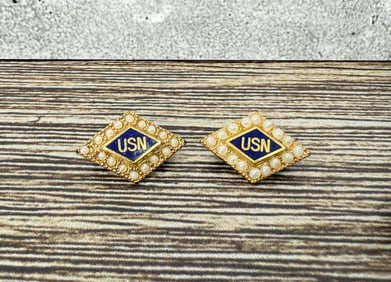 WW2 US Navy Sterling Sweetheart Brooches