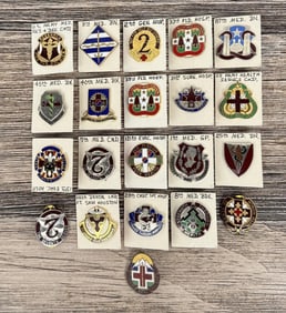 Army Medical Hospital Battalion Unit DI Pins