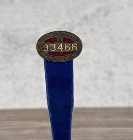 1918 New York Licensed Chauffeur Badge