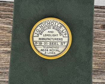 J.G. Nicholls Bevelled Mirrors Pocket Mirror