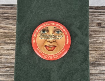 Nature's Remedy Celluloid Pocket Mirror