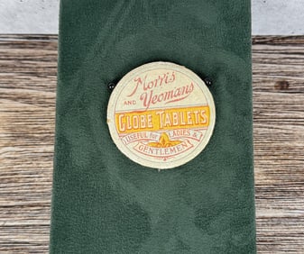 Morris and Yeomans Globe Tablets Pin Cushion