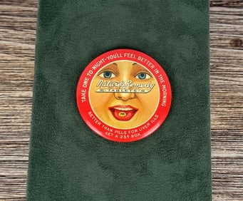Nature's Remedy Celluloid Pocket Mirror