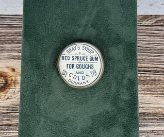 Gray's Syrup for Coughs Pocket Mirror