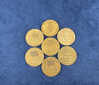 CCC Cascarets Heads Tails Tokens
