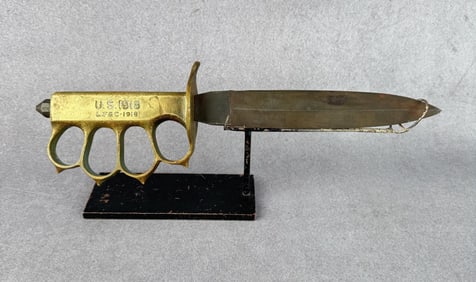 WWI WW1 1918 Trench Knuckle Knife