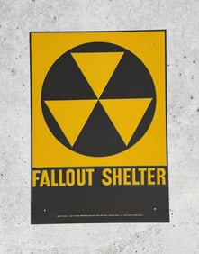 US Department of Defense Fallout Shelter Sign