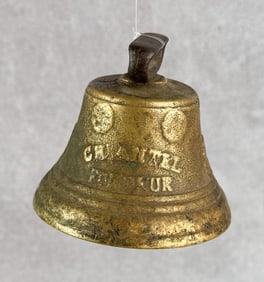 Antique Swiss Bronze Cow Bell 1878
