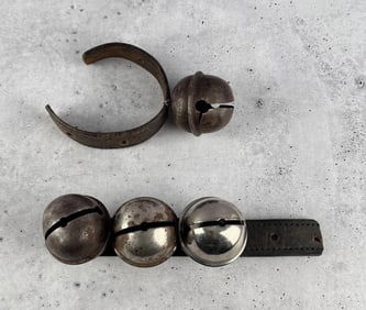 Collection of Antique Sleigh Bells