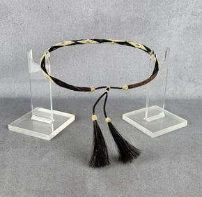 Prison Made Horse Hair Cowboy Hat Band