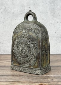 Large Thailand Buddhist Bronze Temple Bell