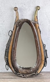 Antique Montana Horse Hames Mirror