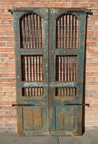 Antique Indian Courtyard Doors