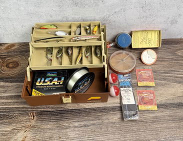 Plano Fishing Tackle Box And Contents