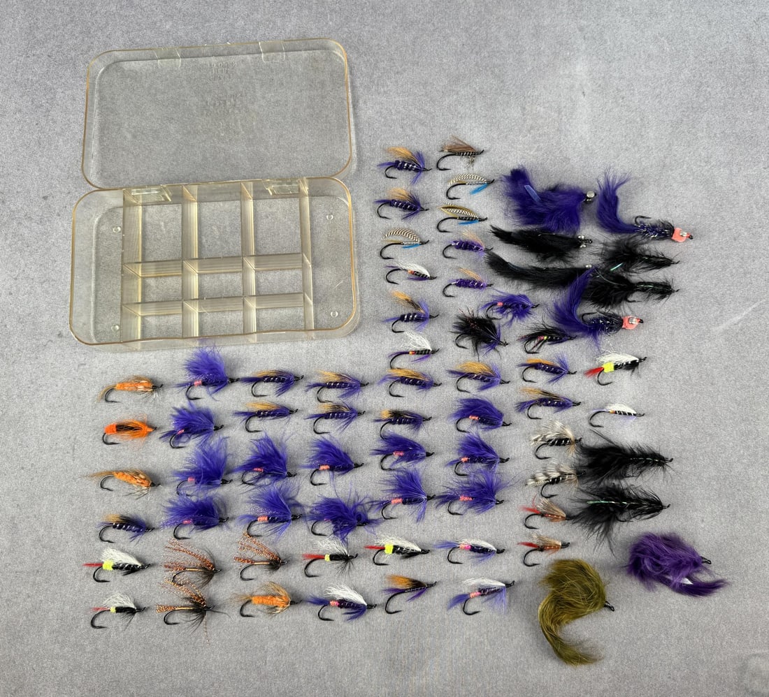 Collection of Montana Trout Fishing Flies: 68 total.
