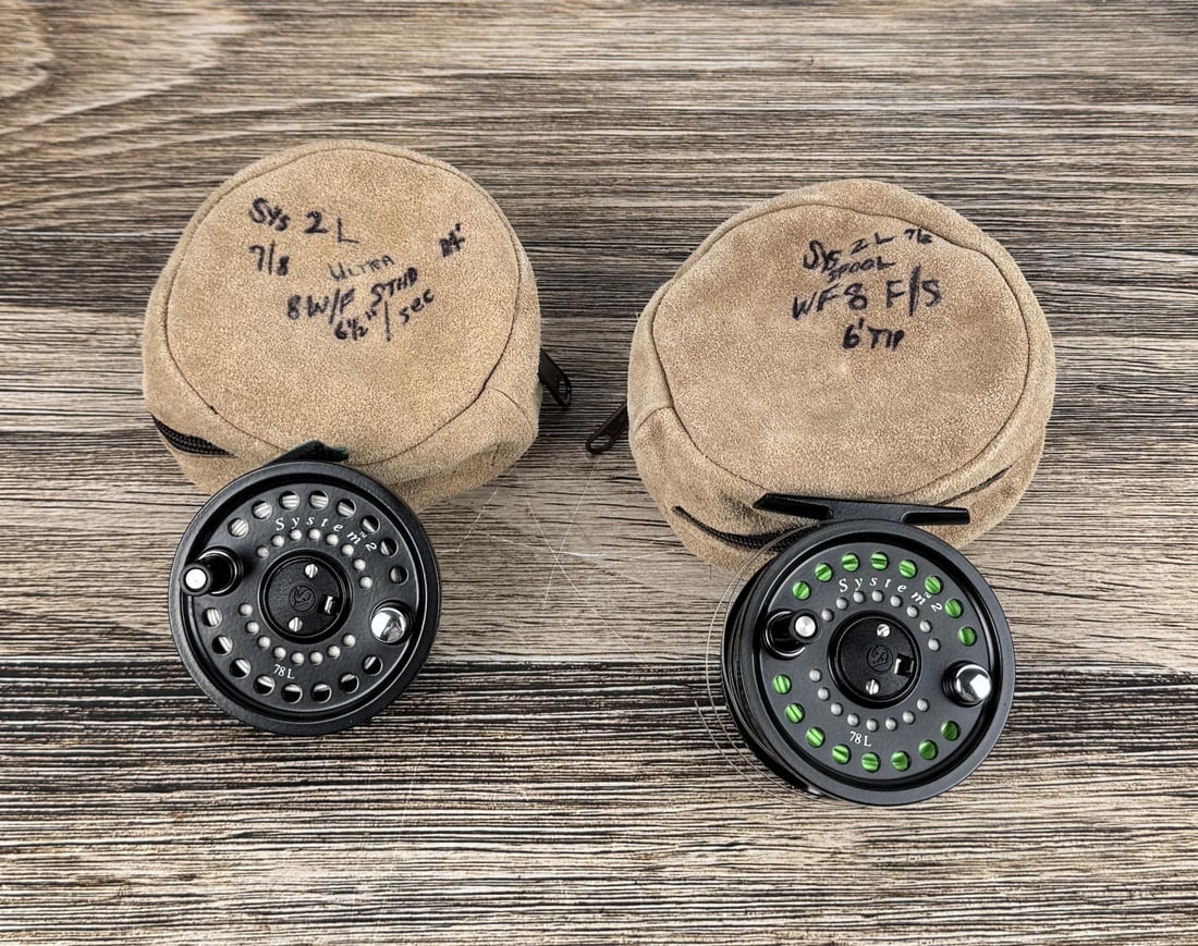 Scientific Anglers System 2 Fly Fishing Reel: Lot includes spare spool and reel covers.