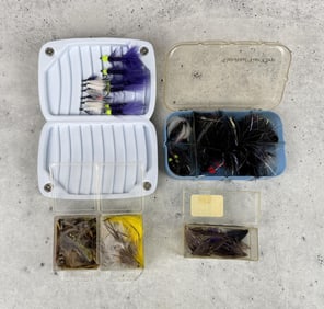 Collection of Trout Fishing Flies & Streamers