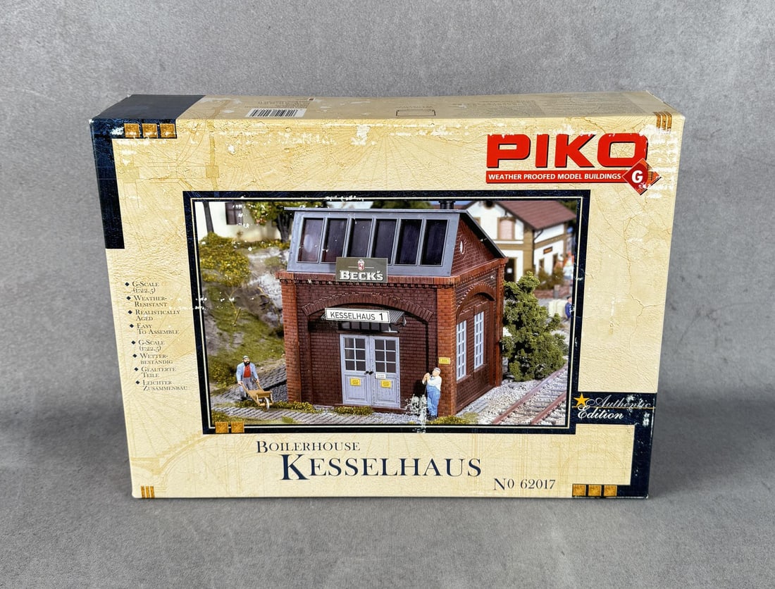 Piko G Scale Model Train Building Factory Sealed: Kesselhaus No 62017. Boiler house from the brewery set new in box.