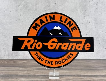 Rio Grande Main Line Train Sign