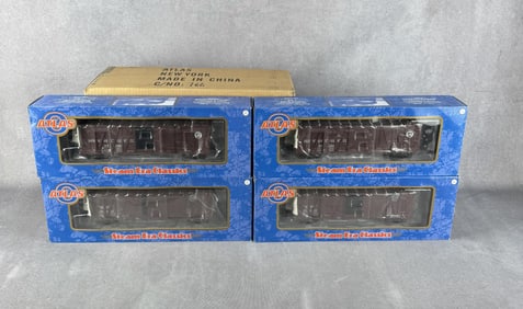 Atlas O Scale 40' Box Car Train Cars