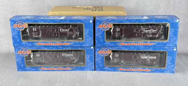 Atlas O Scale Rebuilt Box Car Train Cars