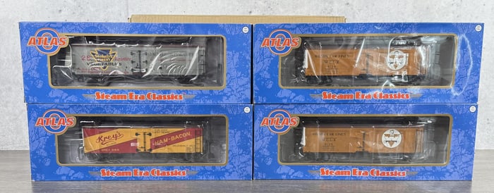 Atlas O Scale Wood Reefer Train Cars