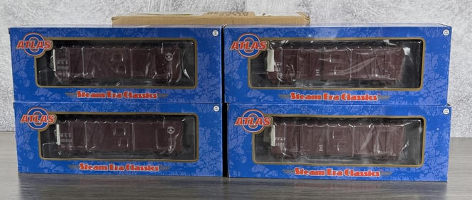 Atlas O Scale 40' Box Car Train Cars